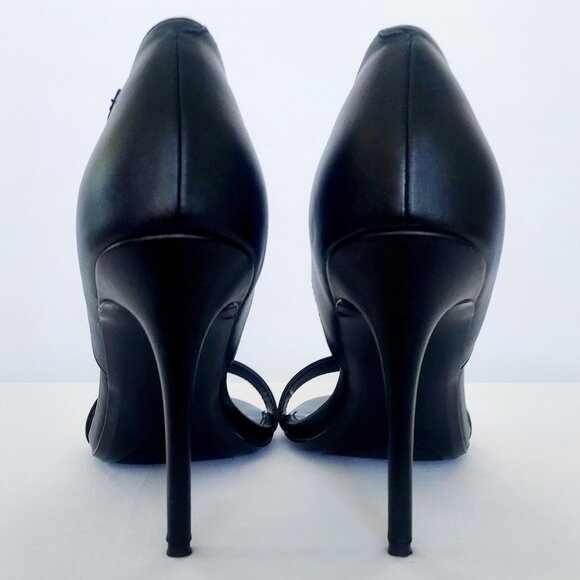 Calvin Klein Women's Metino Open Toe Heels Black Size 7M - Picture 9 of 14